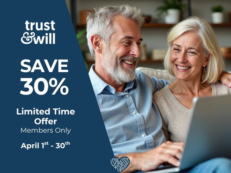 Trust & Will 30 Percent Off Promo Banner Card Preview