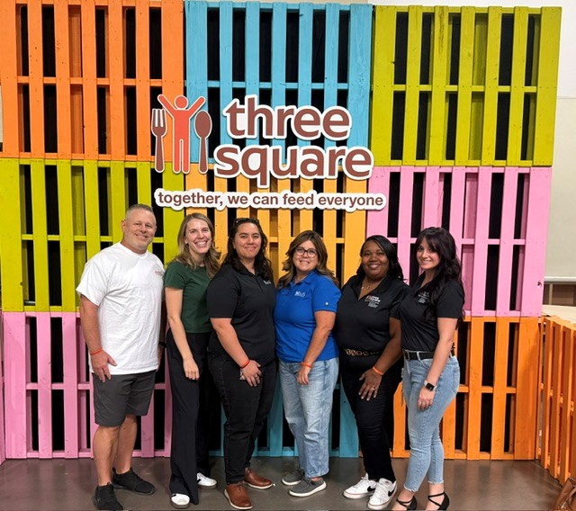 ITCU Volunteering at Three Square Food Bank 3 ITCU team members and community volunteers at Three Square Food Bank's Morning of Impact.