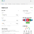 Sample Desktop Dashboard in Digital Banking