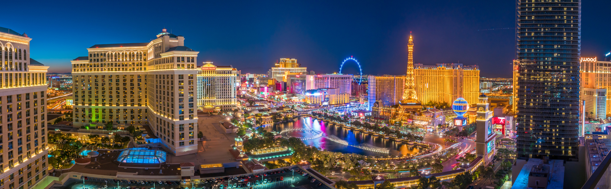 Las Vegas skyline representing ITCU service areas across the Las Vegas Valley