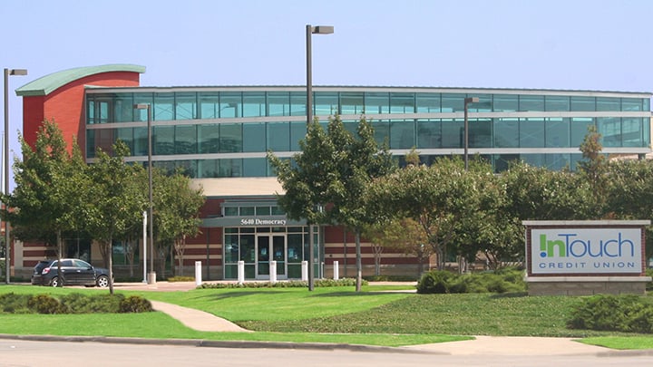 Outside of Democracy Branch and Headquarters in Plano, Texas