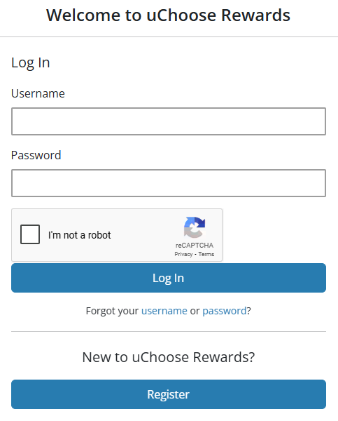 Go to uChoose Rewards®
